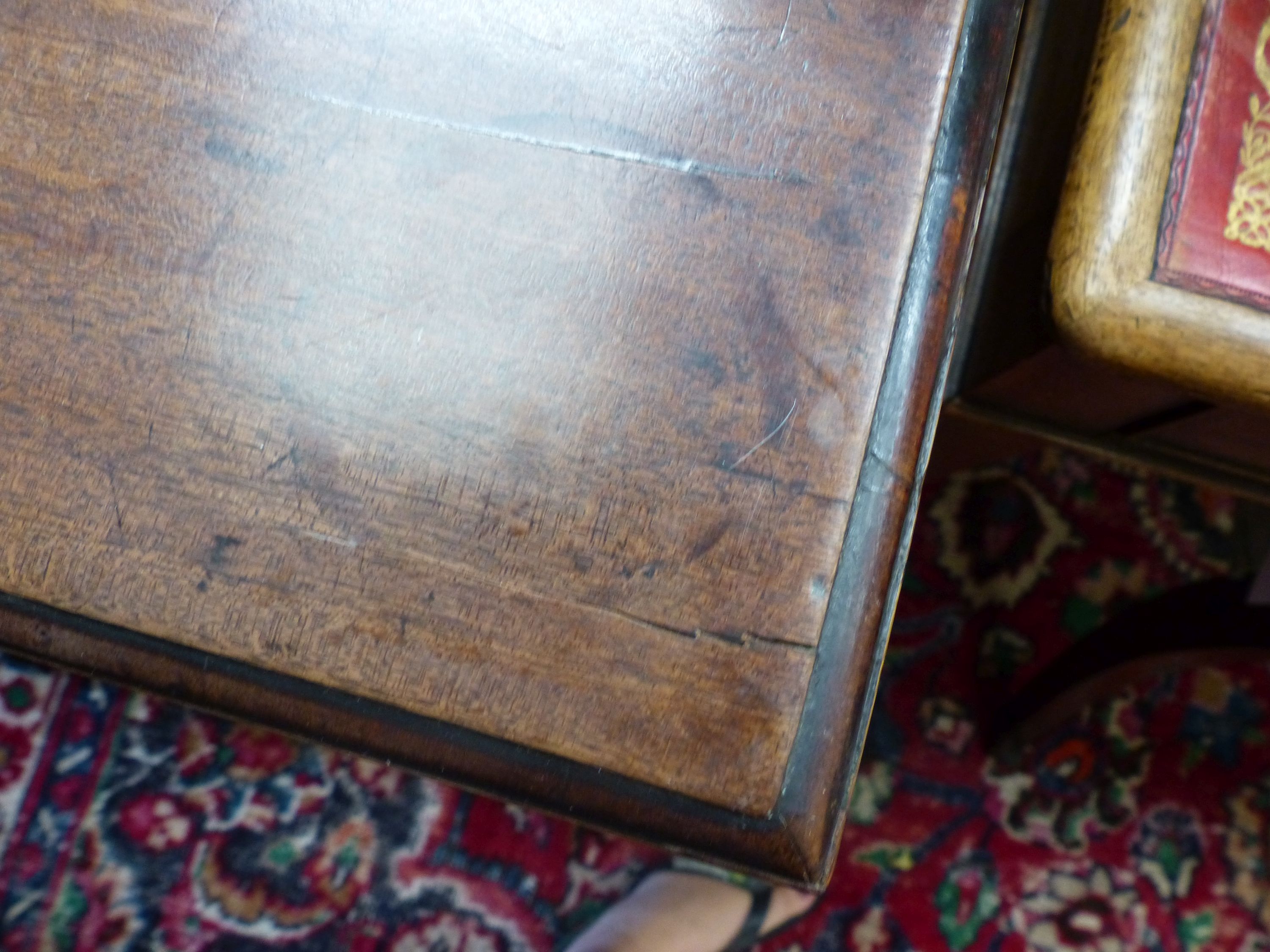 A George III mahogany chest, width 98cm, depth 50cm, height 85cm